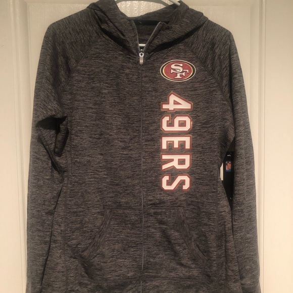 NFL Jackets & Blazers - NFL Women’s 49er ZIp-up Hooded Jacket - Small